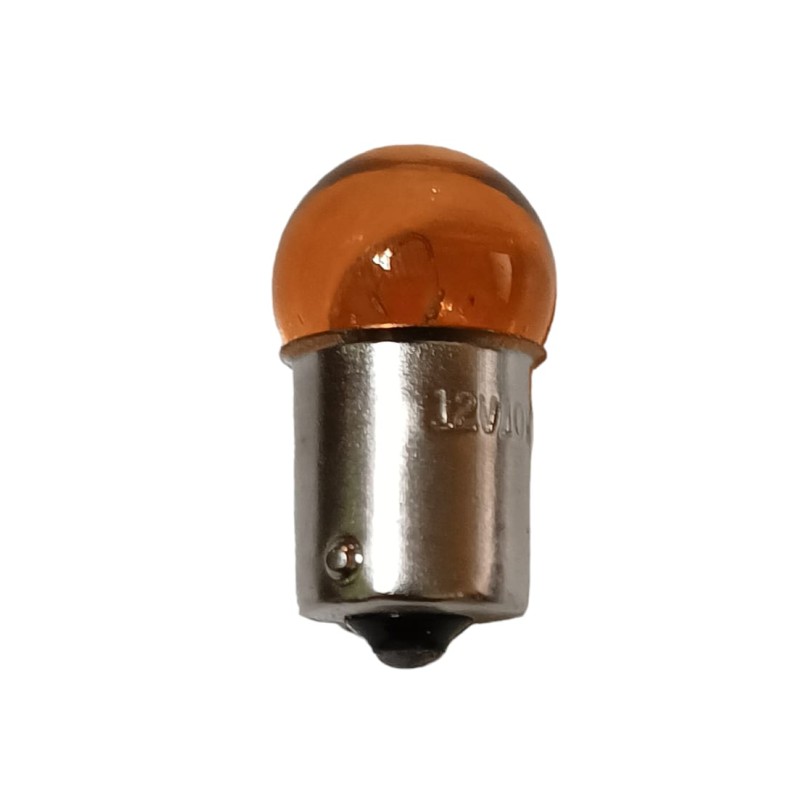 LAMPADINA 12V 10W BA15S G18 - ARANCIO