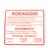 ADESIVO RODAGGIO VESPA 50 90 125 PMV ET3