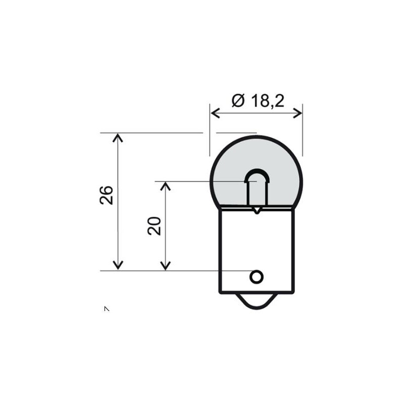 LAMPADINA 12V 5W BIANCA