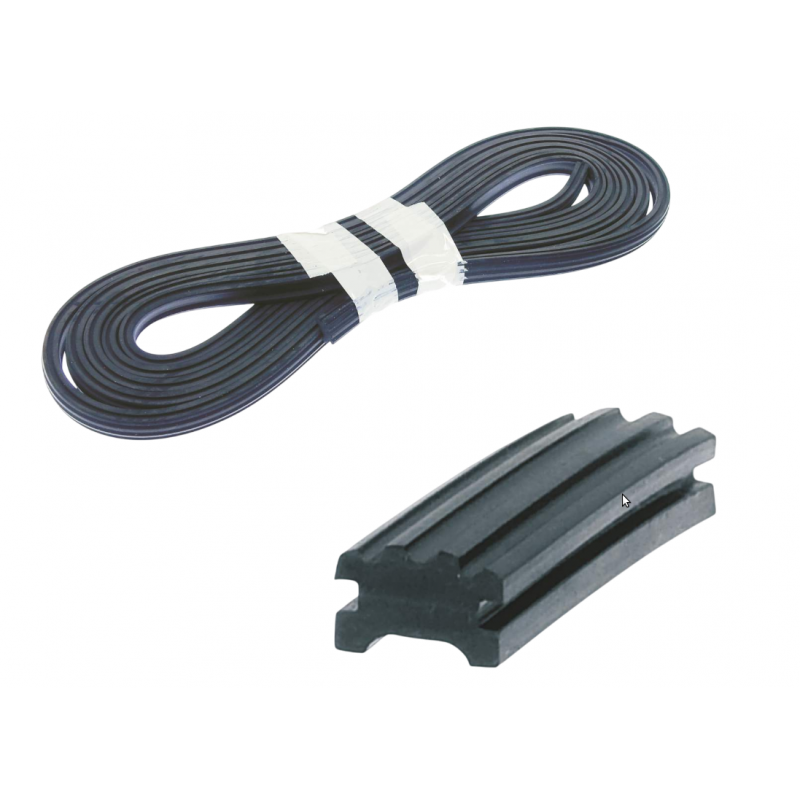 PROFILATO IN GOMMA  SERIE STRISCIE PEDANA VESPA DAL 1965 AL 1976