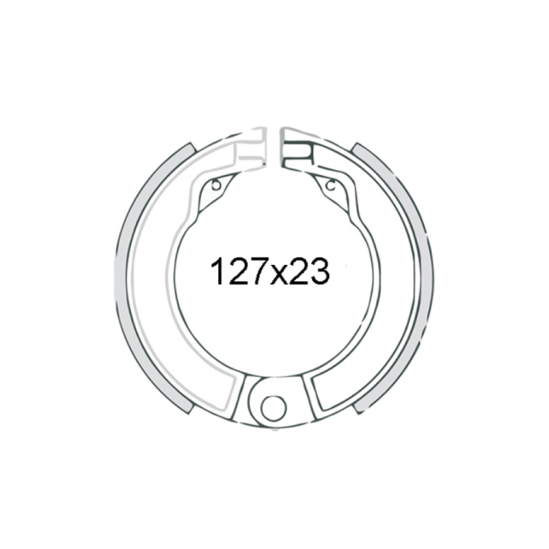 GANASCE FRENO POSTERIORI VESPA 125-150CC DAL 1951 AL1962 RUOTE DA 8"