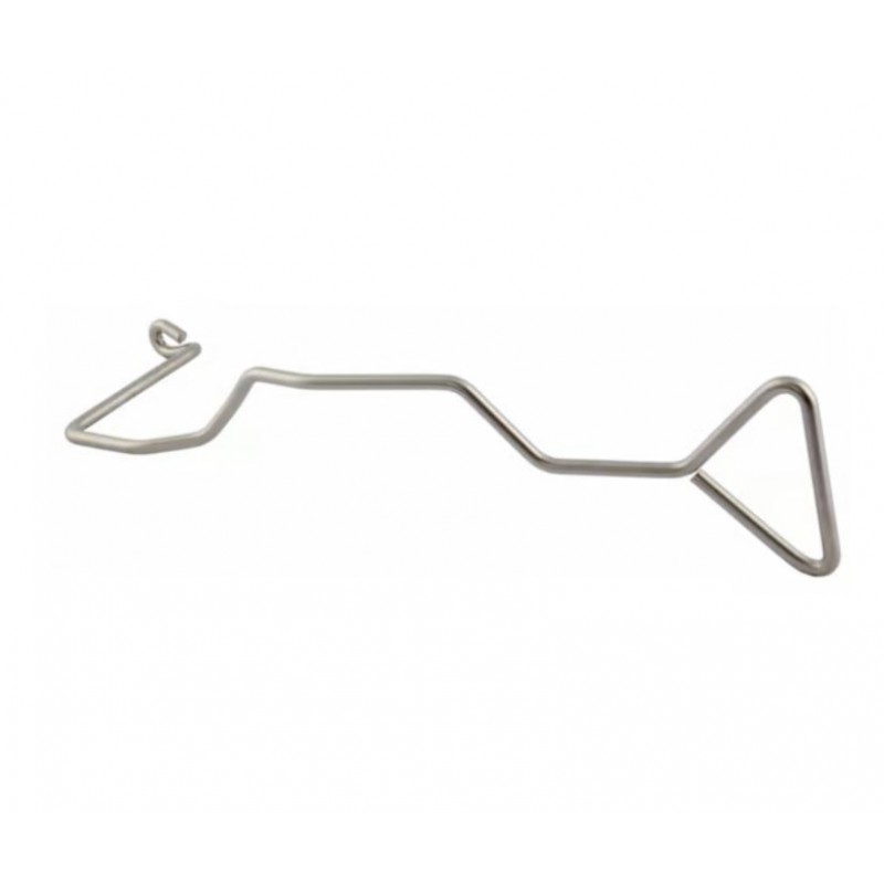 63117 - LEVA COMANDO STARTER SOTTO SELLA,VESPA 150 1955/58 IN METALLO ZINCATO