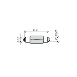 53668 -  LAMPADA 6V 18W 15x42