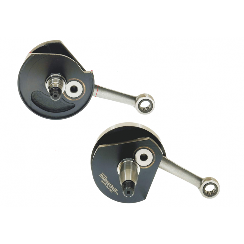 458763 - ALBERO MOTORE ANTICIPATO CONO 20 mm. CORSA mm.43  BIELLA LUCIDA - VESPA PK 50 XL - APE