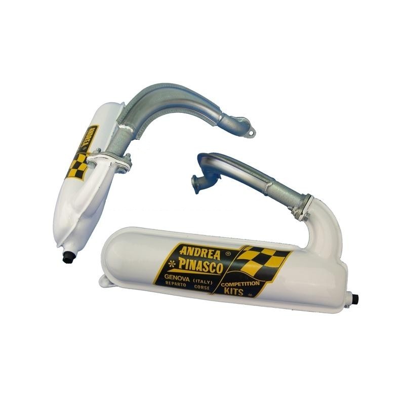 451173 - MARMITTA BIANCA PINASCO VESPA ET3 CON RISONATORE