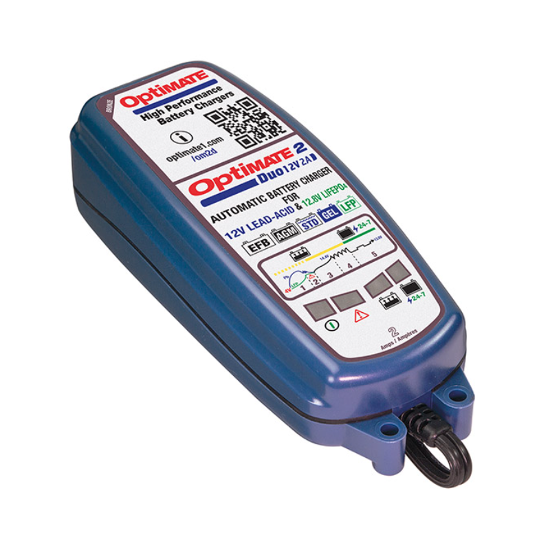 274358 - CARICABATTERIE OPTIMATE 2 DUO (TECMATE TM-550)