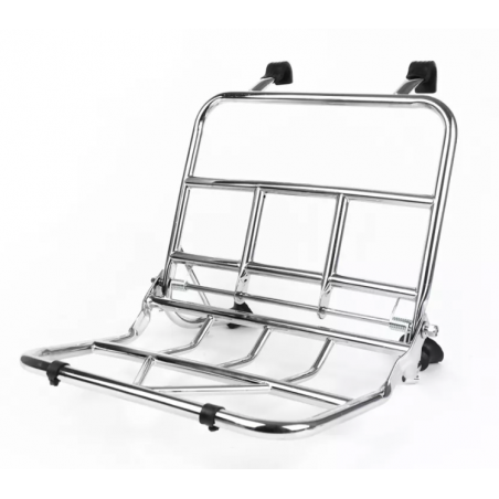 714233 - Portapacchi anteriore cromato pieghevole -ULMA NANUCCI Style- Vespa Largeframe