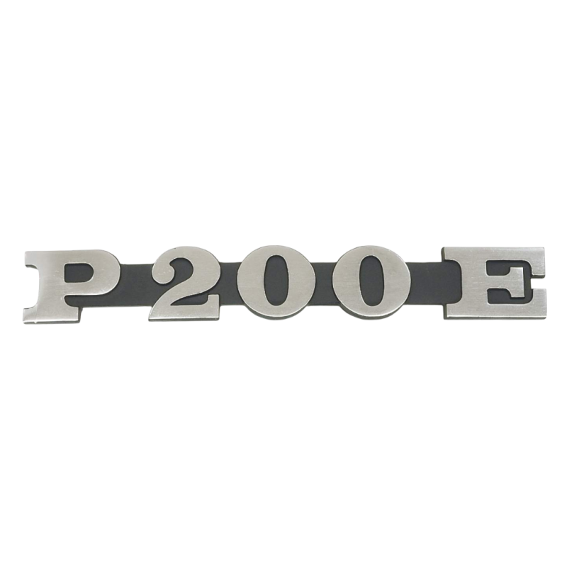 2840 - TARGHETTA P 200 E  per cofano laterale
