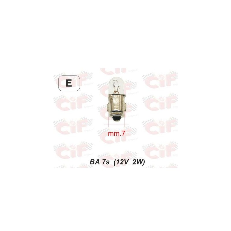 LAMPADINA BA 7s 12v-2W - SPIA LUCI E FRECCE